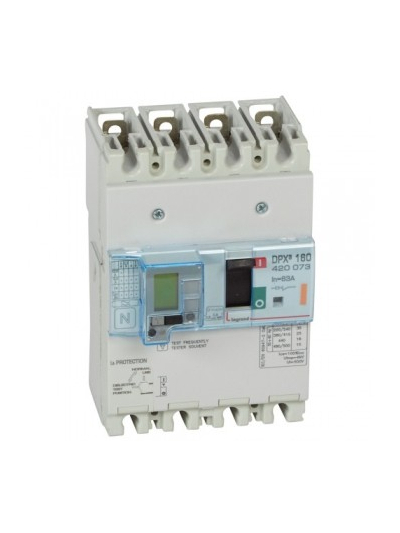 Legrand, 4 Pole, 63A, DPX³ 160 MCCB