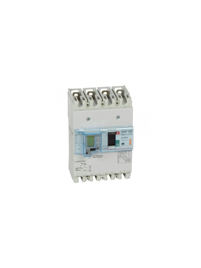 Legrand, 4 Pole, 63A, DPX³ 160 MCCB