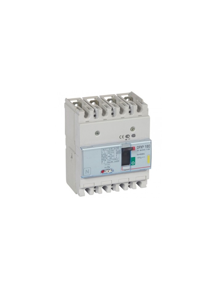 Legrand, 4 Pole, 63A, DPX³ 160 MCCB
