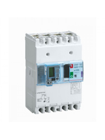Legrand, 4 Pole, 125A, DPX³ 160 MCCB