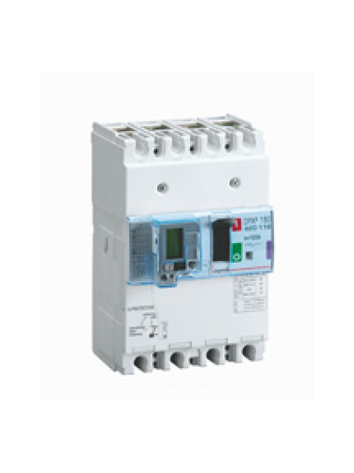 Legrand, 4 Pole, 125A, DPX³ 160 MCCB