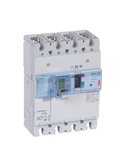 Legrand, 4 Pole, 100A, DPX³ 250 MCCB