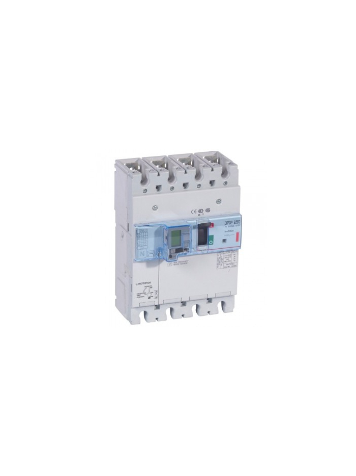 Legrand, 4 Pole, 100A, DPX³ 250 MCCB