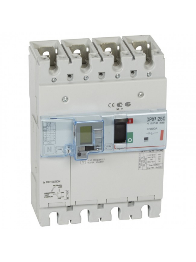 Legrand, 4 Pole, 200A, DPX³ 250 MCCB