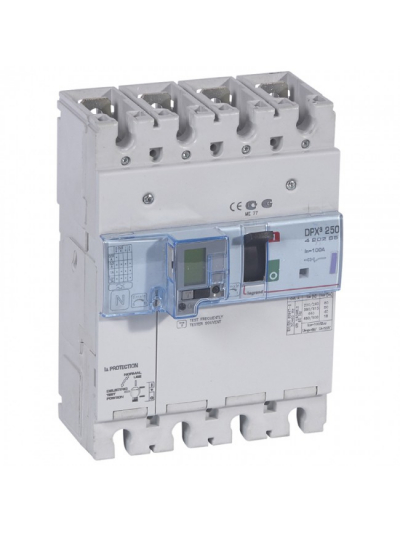 Legrand, 4 Pole, 100A, DPX³ 250 MCCB