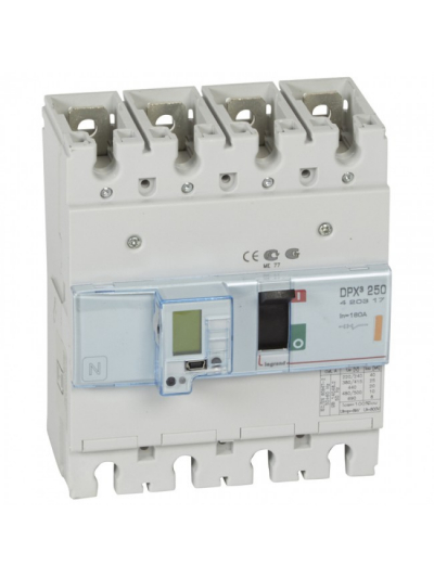 Legrand, 4 Pole, 160A, DPX³ 250 MCCB