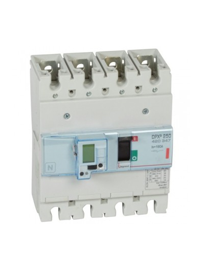 Legrand, 4 Pole, 160A, DPX³ 250 MCCB