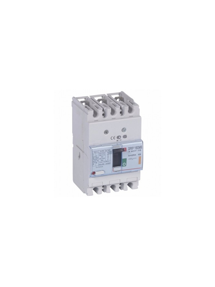 Legrand, 3 Pole, 25A, DPX³ 160 MCCB