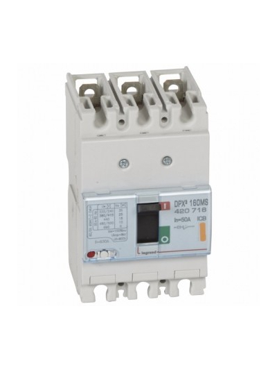 Legrand, 3 Pole, 50A, DPX³ 160 MCCB