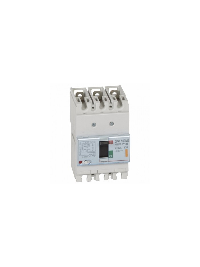 Legrand, 3 Pole, 50A, DPX³ 160 MCCB
