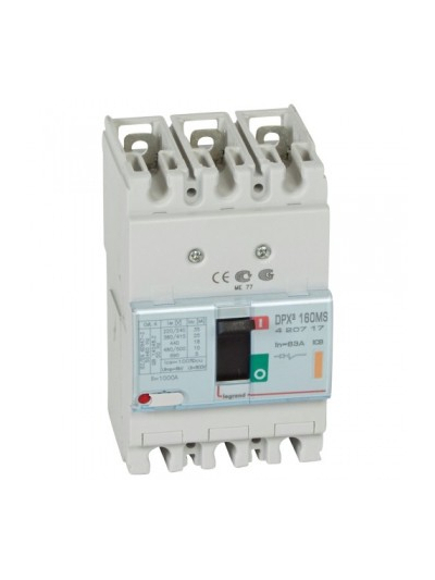 Legrand, 3 Pole, 63A, DPX³ 160 MCCB