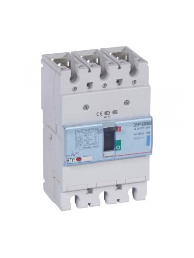 Legrand, 3 Pole, 100A, DPX³ 250 MCCB