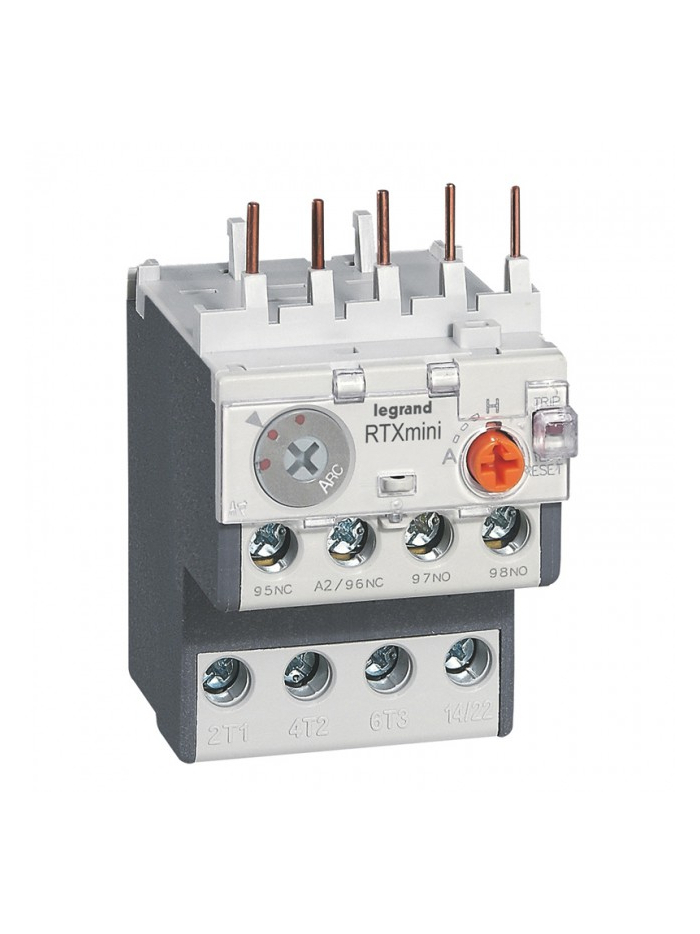 Legrand, 0.1-0.16A, 3 Pole, Class 10 A, THERMAL OVERLOAD RELAY FOR MINI CONTACTOR