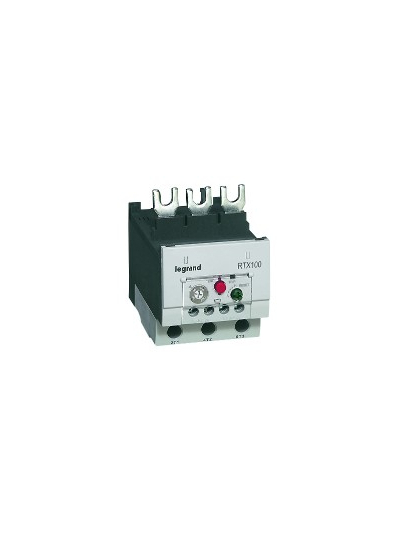 Legrand, 24-36A, Class 10 A, THERMAL OVERLOAD RELAY RTX³ 100 FOR CTX³ 100 CONTACTOR