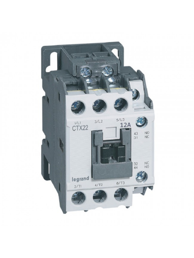 Legrand, 12A, 3 Pole, 24V DC, CTX³ CONTACTOR