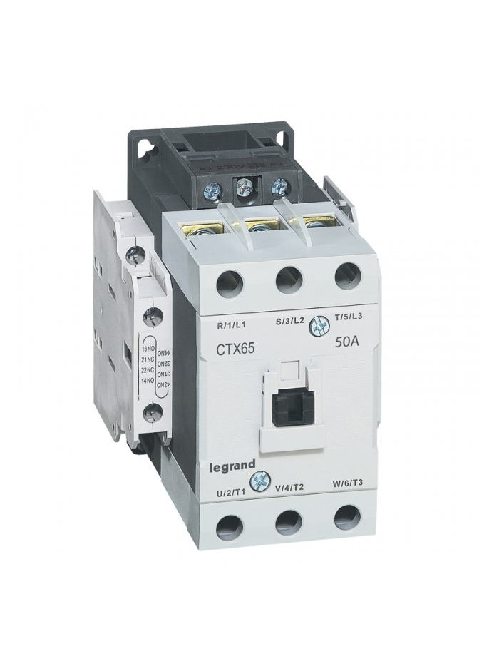 Legrand, 50A, 3 Pole, 415V AC with Screw Terminal CTX³ 65 CONTACTOR