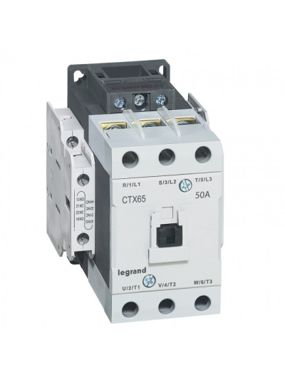 Legrand, 50A, 3 Pole, 230V AC with Screw Terminal CTX³ 65 CONTACTOR