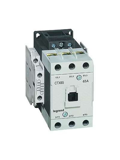 Legrand, 65A, 3 Pole, 380V AC with Screw Terminal CTX³ CONTACTOR