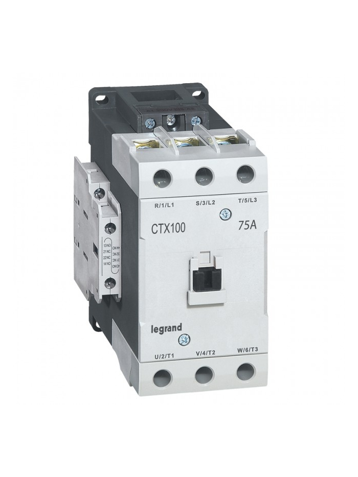 Legrand, 75A, 3 Pole, 48V DC with Screw Terminal CTX³ 100 CONTACTOR