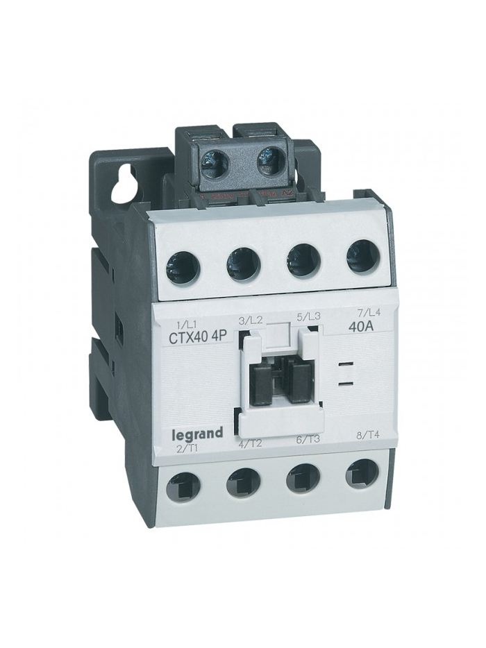 Legrand, 40A, 4 Pole, 230V AC with Screw Terminal CTX³ CONTACTOR