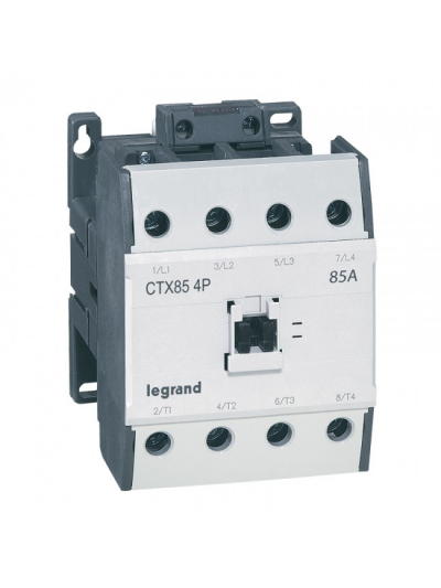 Legrand, 85A, 4 Pole, 230V AC with Screw Terminal CTX³ CONTACTOR