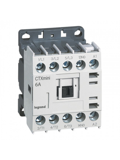 Legrand, 6A, 3 Pole, 24V ACwith Screw Terminal CTX³ MINI CONTACTOR