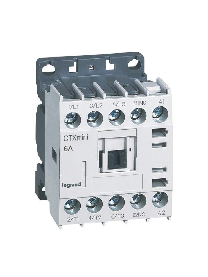 Legrand, 6A, 3 Pole, 24V DC with Screw Terminal CTX³ MINI CONTACTOR