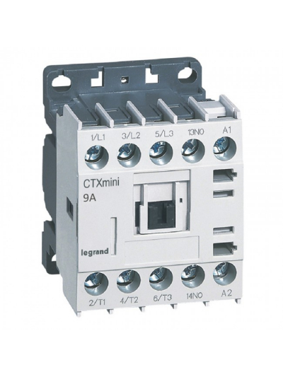 Legrand, 9A, 3 Pole, 24V DC with Screw Terminal CTX³ MINI CONTACTOR