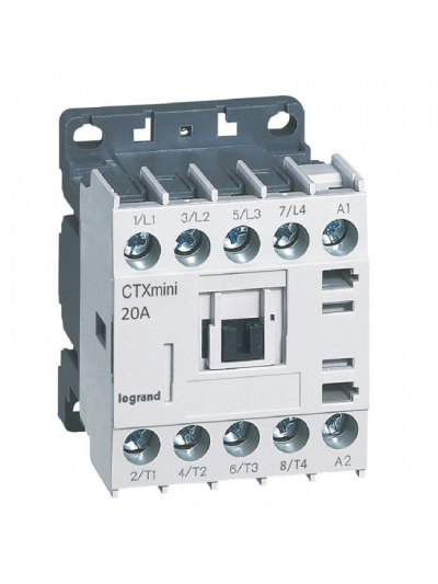 Legrand, 16A, 4 Pole, 415V AC with Screw Terminal CTX³ MINI CONTACTOR
