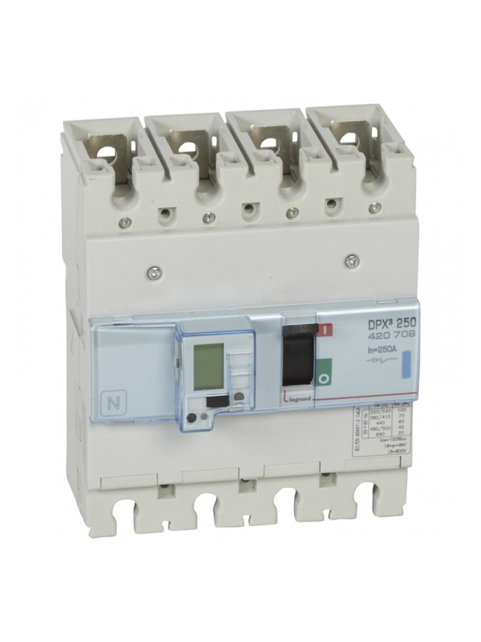 Legrand, 4 Pole, 250A, DPX³ 250 MCCB