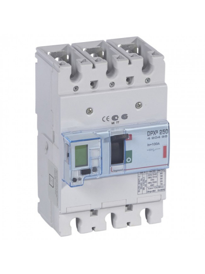 Legrand, 3 Pole, 100A, DPX³ 250 MCCB