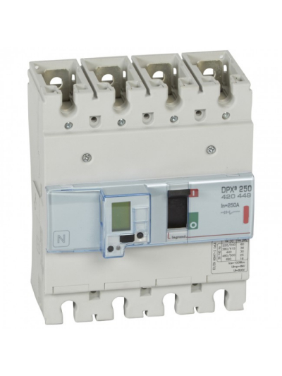 Legrand, 4 Pole, 250A, DPX³ 250 MCCB