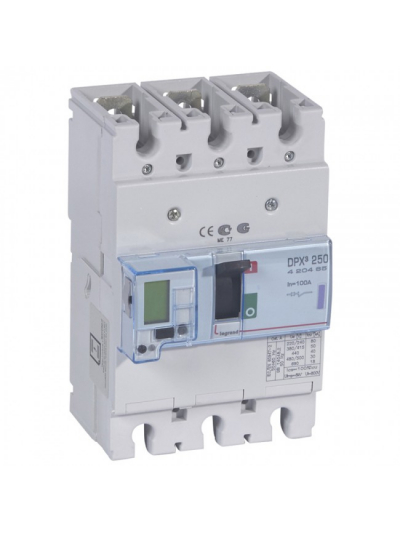 Legrand, 3 Pole, 100A, DPX³ 250 MCCB