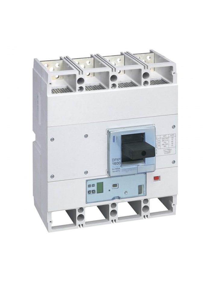 Legrand, 4 Pole, 1000A, DPX³ 1600 MCCB