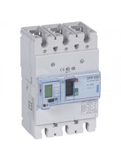 Legrand, 3 Pole, 160A, DPX³ 250 MCCB