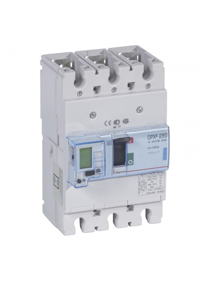 Legrand, 3 Pole, 160A, DPX³ 250 MCCB