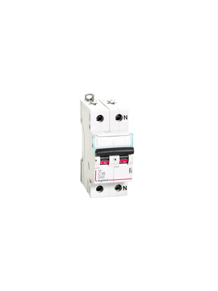 Legrand, 1 Pole+N, 16A, C-CURVE, DX³ MCB