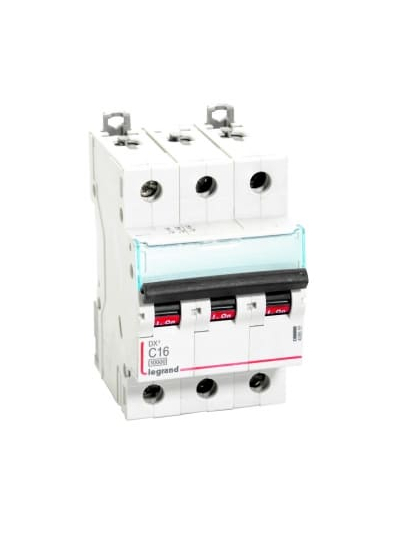 Legrand, 3 Pole, 16A, C-CURVE, DX³ MCB
