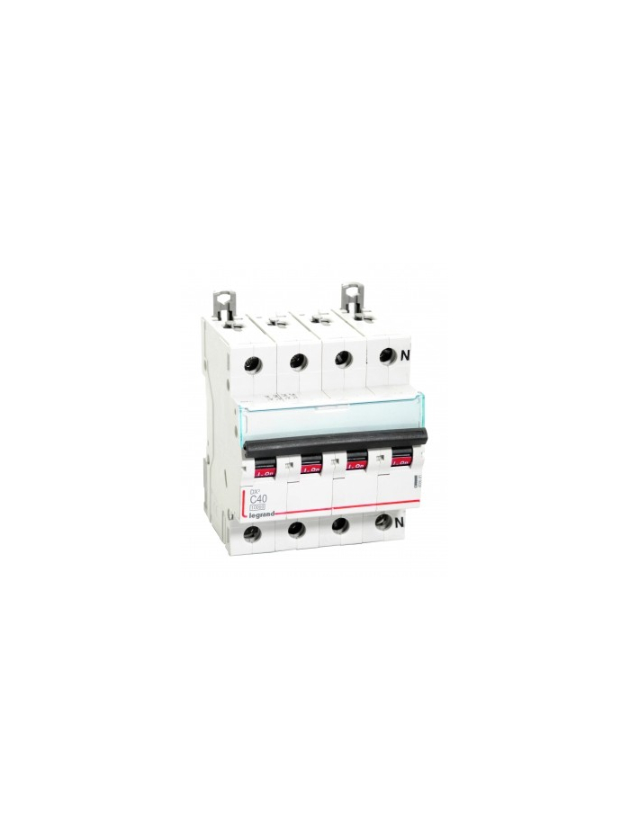 Legrand, 3 Pole+N, 40A, C-CURVE, DX³ MCB