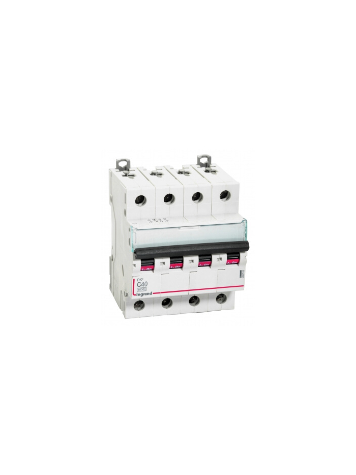 Legrand, 4 Pole, 40A, C-CURVE, DX³ MCB