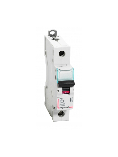 Legrand, 1 Pole, 2A, D-CURVE, DX³ MCB