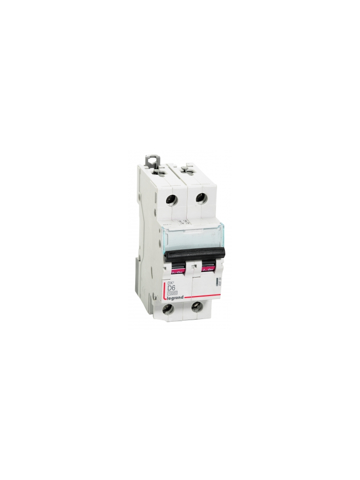 Legrand, 2 Pole, 6A, D-CURVE, DX³ MCB