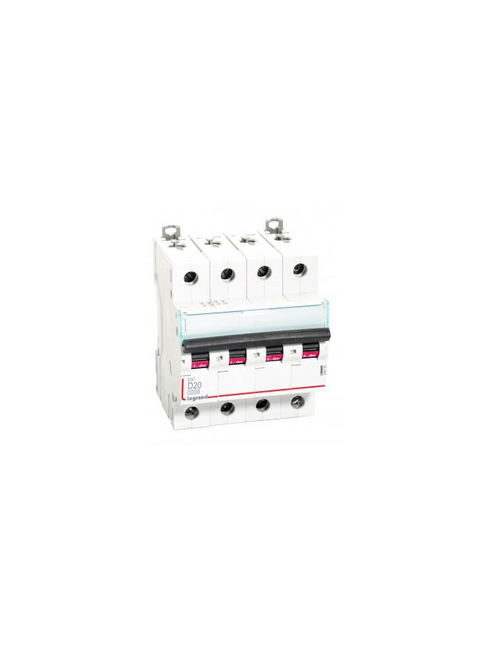 Legrand, 4 Pole, 20A, D-CURVE, DX³ MCB