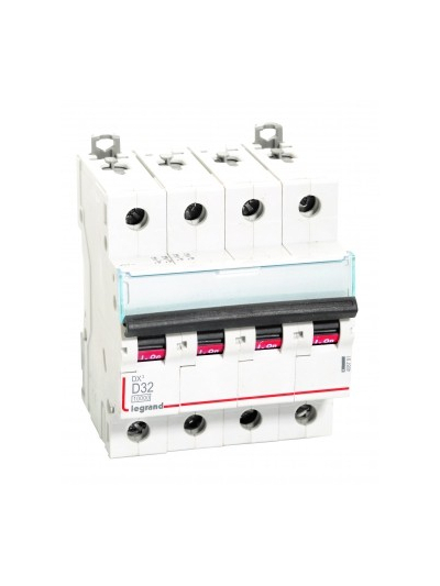 Legrand, 4 Pole, 32A, D-CURVE, DX³ MCB