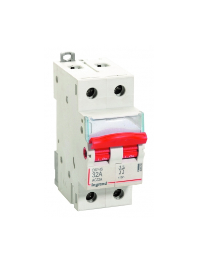 Legrand, 2 Pole, 32A, DX³ ISOLATOR