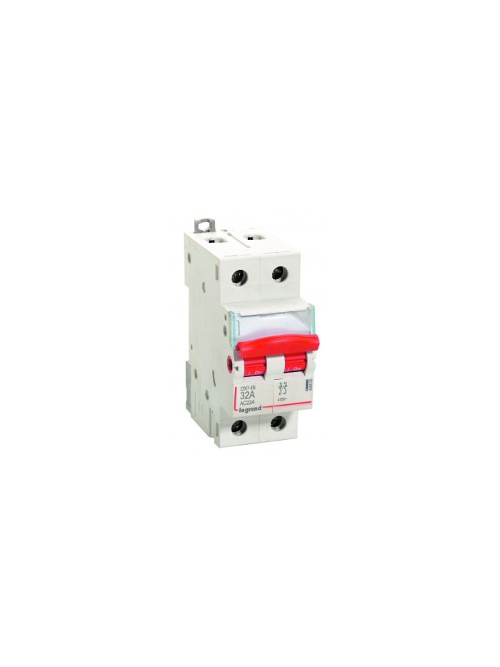 Legrand, 2 Pole, 32A, DX³ ISOLATOR