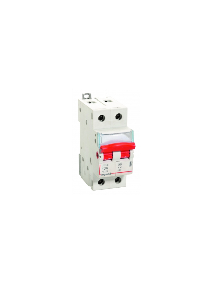 Legrand, 2 Pole, 40A, DX³ ISOLATOR