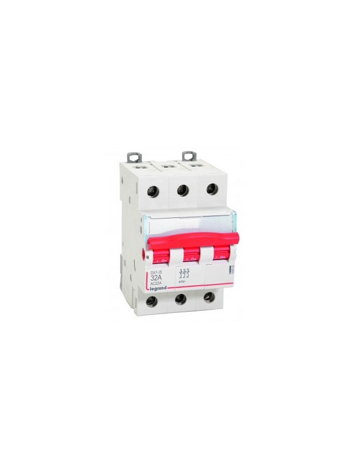 Legrand, 3 Pole, 32A, DX³ ISOLATOR