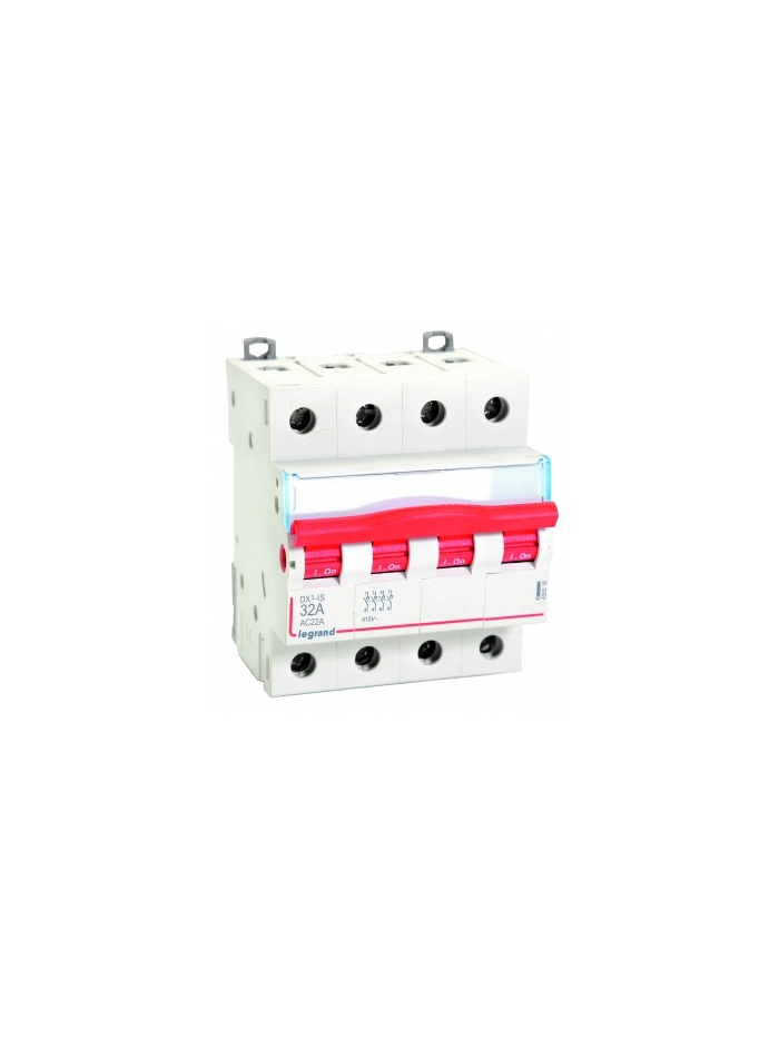 Legrand, 4 Pole, 32A, DX³ ISOLATOR