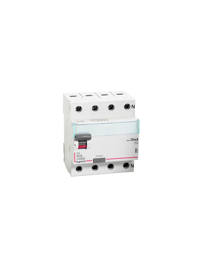 Legrand, 4 Pole, 40A, 30mA, DX³ RCCB